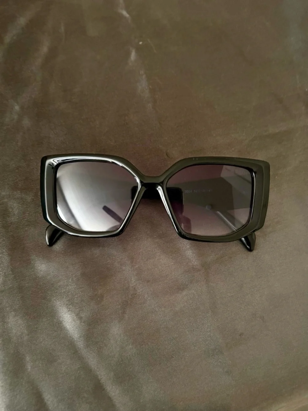 Prada Unisex Triangle Logo Acetate Sunglasses - Picture 4 of 7